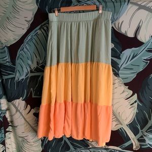 Torrid long tired skirt